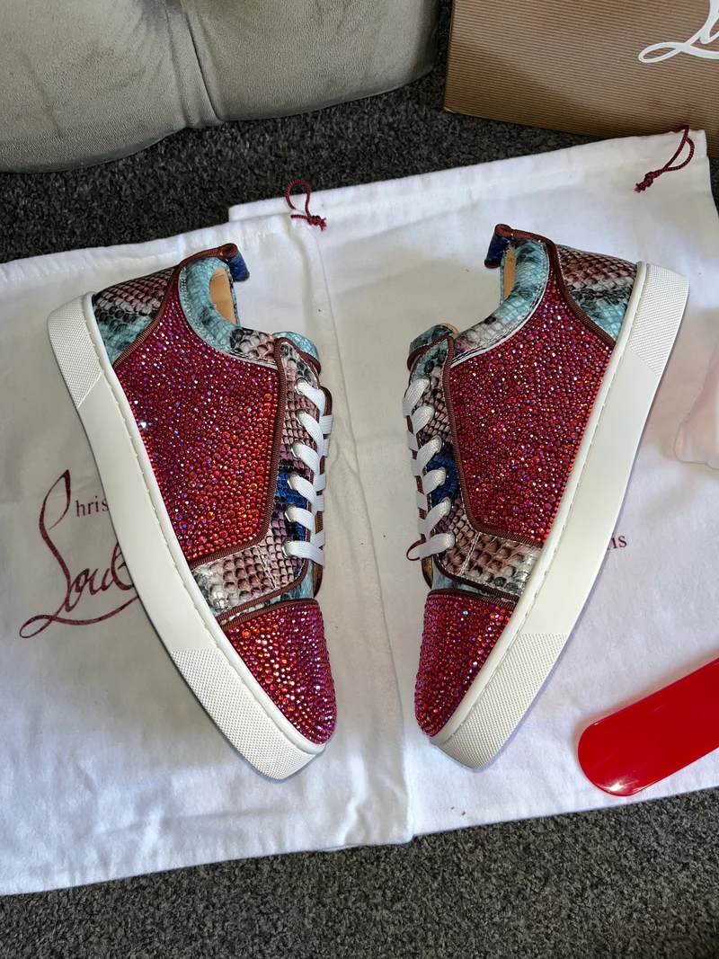 Colourful Diamond Red Bottoms