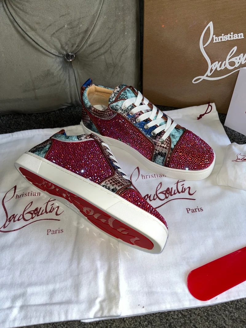 Colourful Diamond Red Bottoms