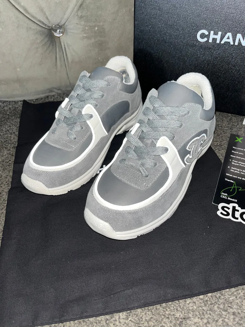 Grey C Runner Trainers