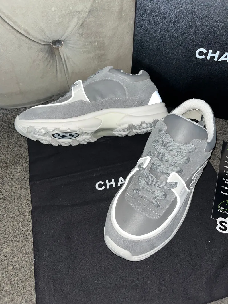 Grey C Runner Trainers
