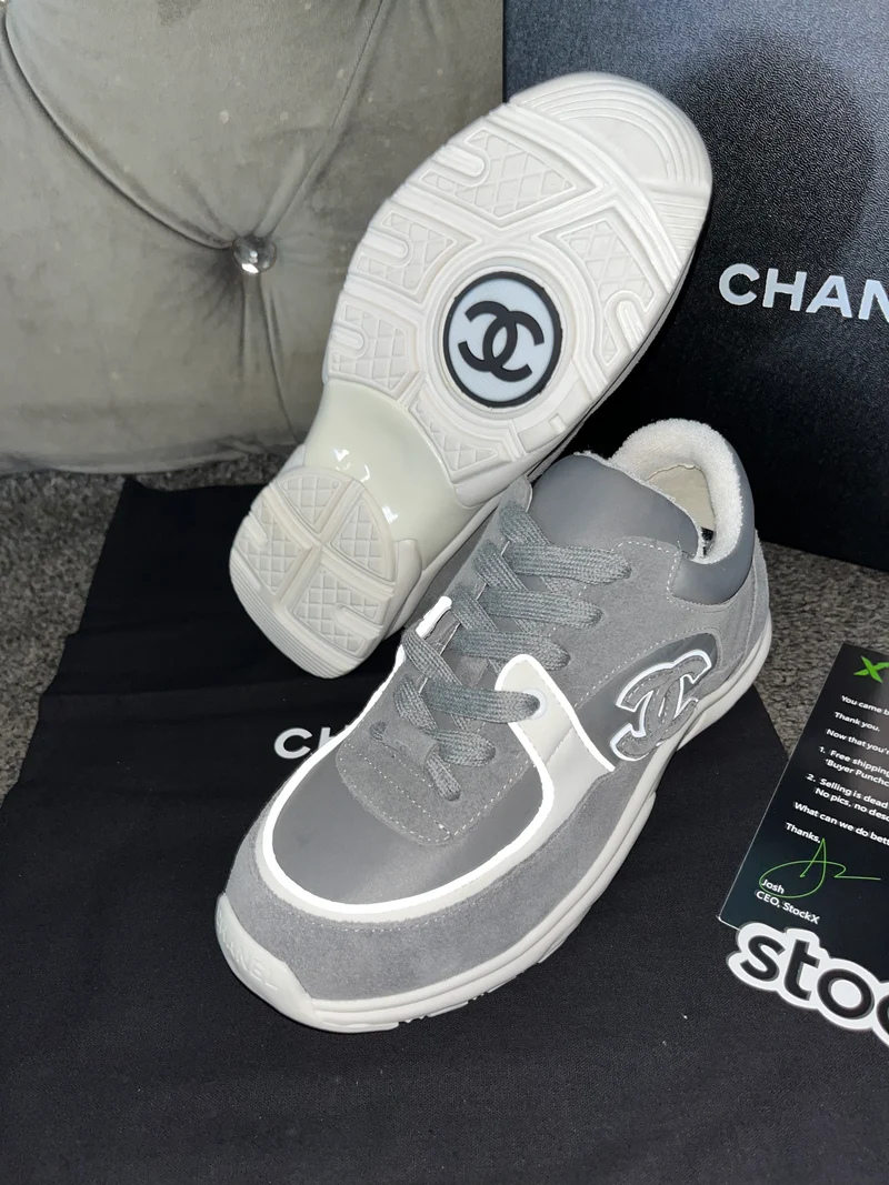 Grey C Runner Trainers