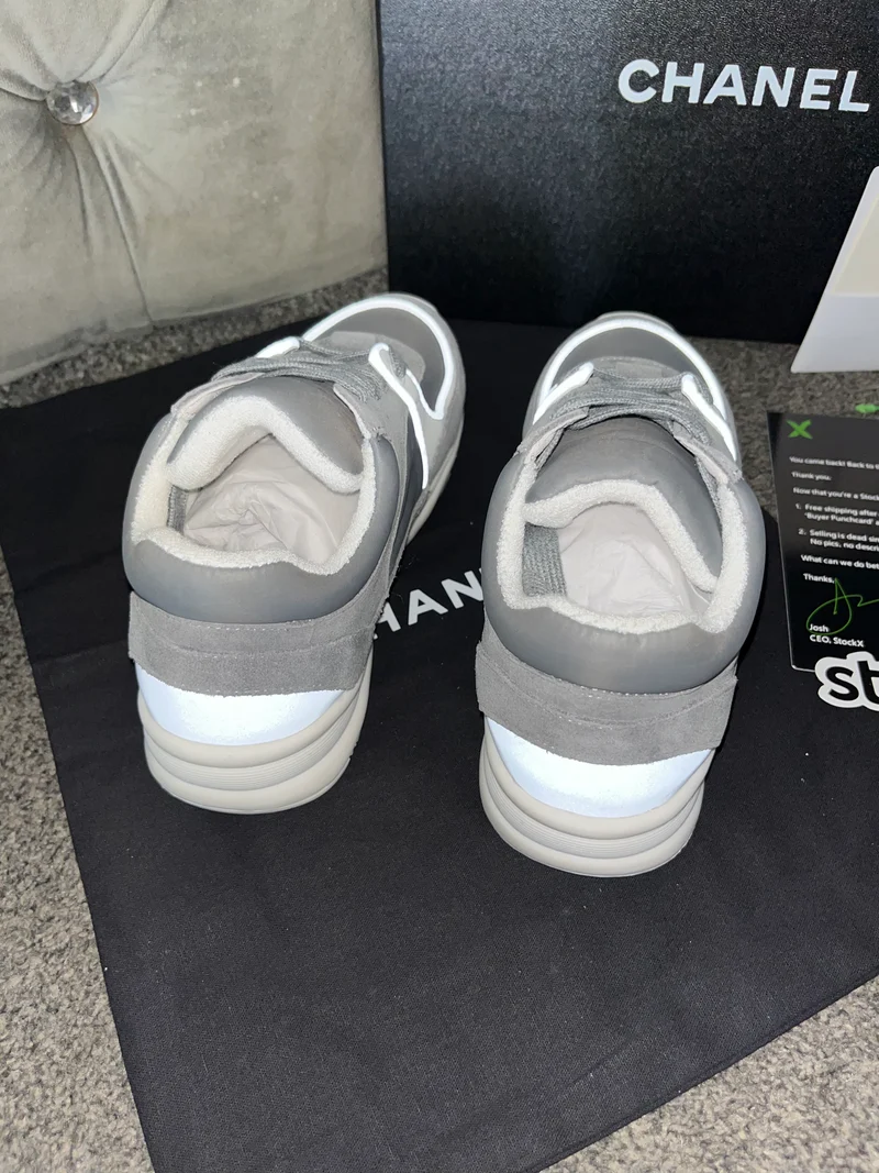 Grey C Runner Trainers