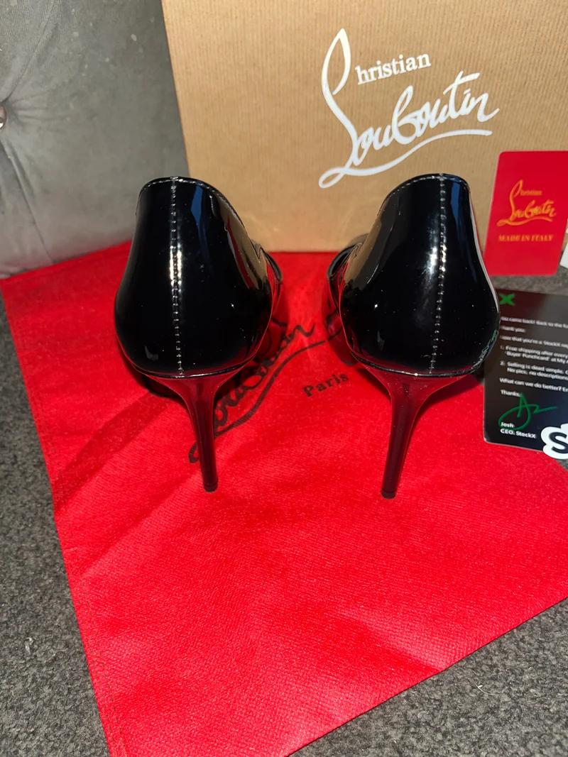 Black Open Toe Heels