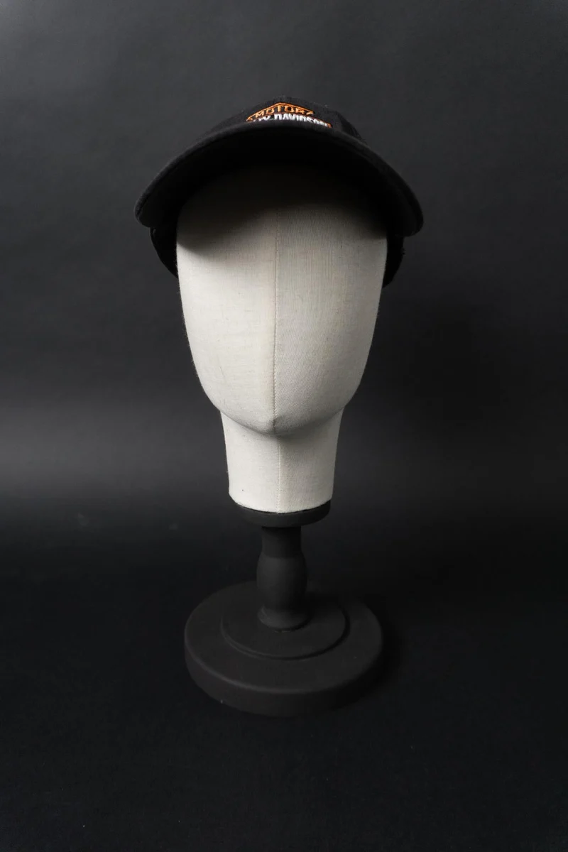 Vintage Harley-Davidson Baseball Cap – schwarze Logo-Kappe aus Baumwolle