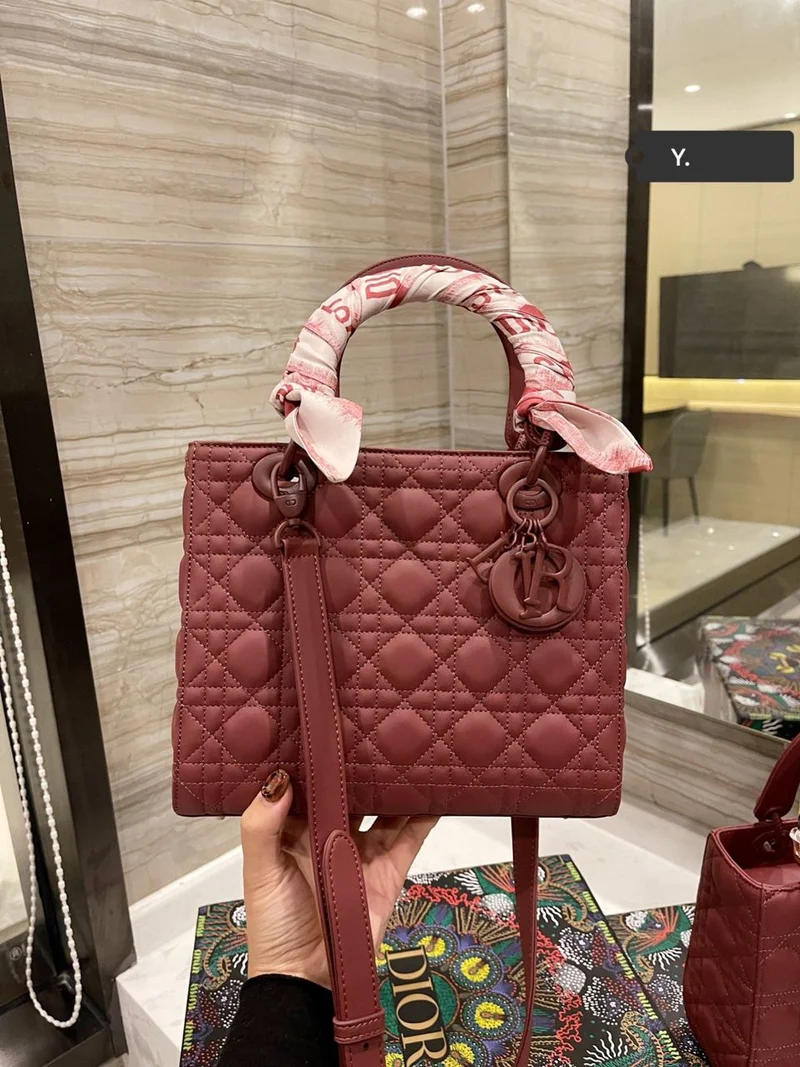 Red Lady Leather Bag