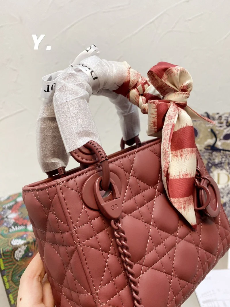 Red Lady Leather Bag