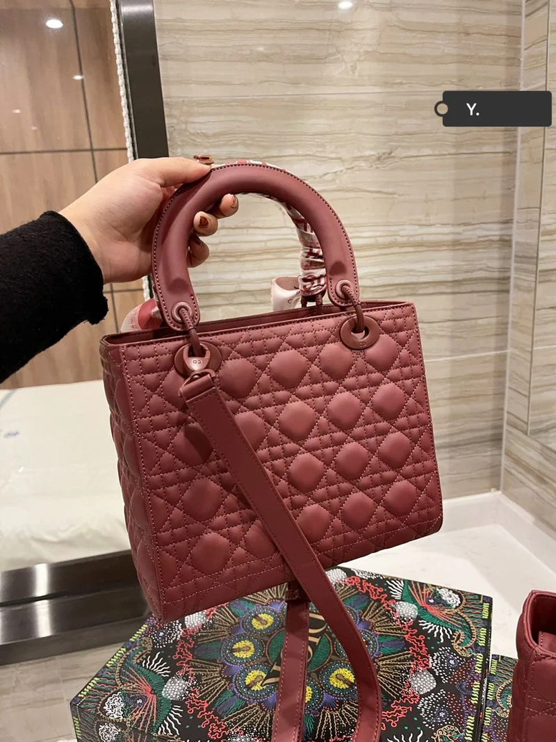 Red Lady Leather Bag
