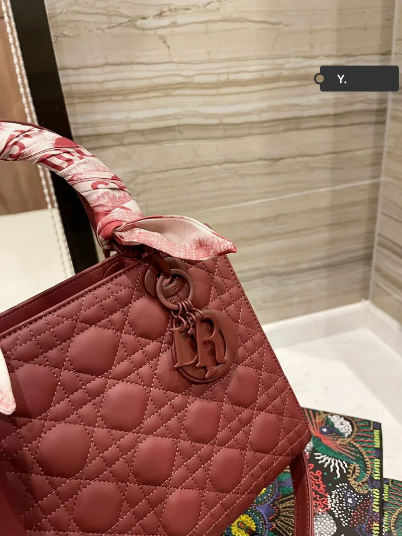 Red Lady Leather Bag