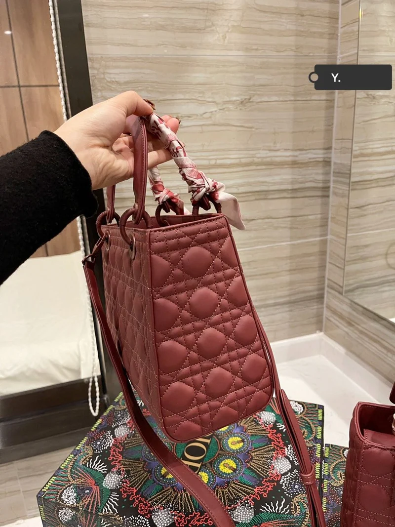 Red Lady Leather Bag