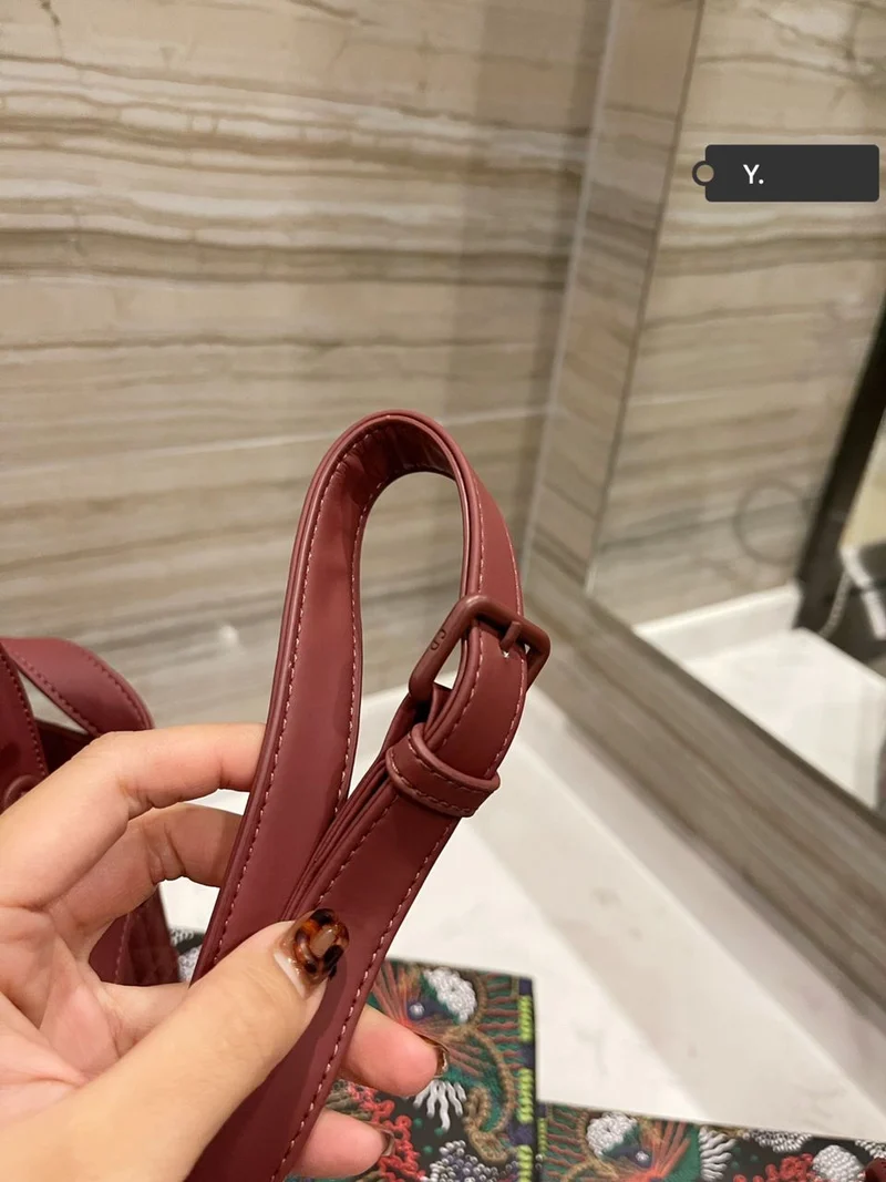 Red Lady Leather Bag