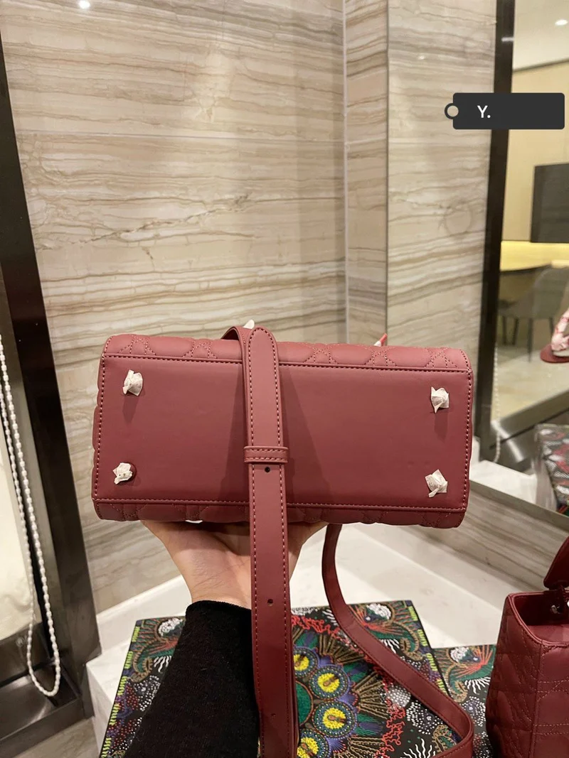 Red Lady Leather Bag