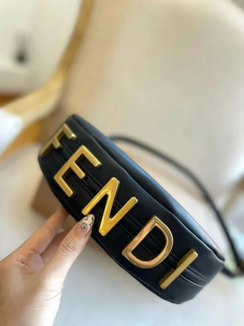 Circle Leather Bag