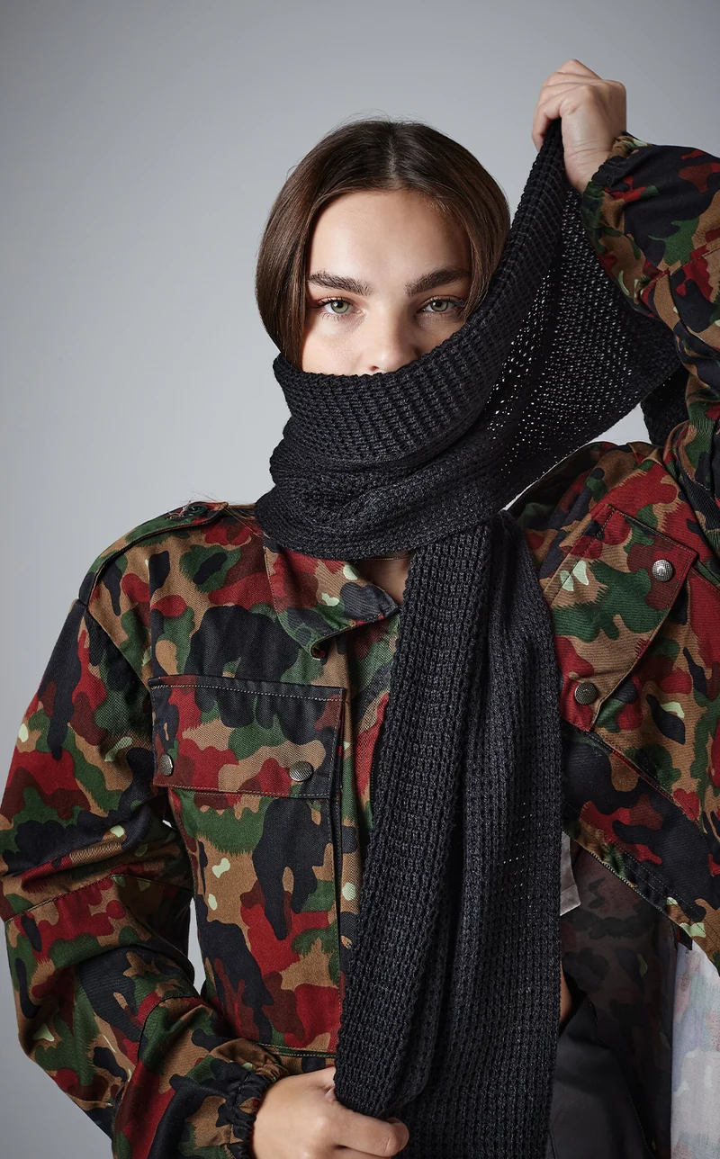 Schal Classic Waffle Knit Scarf