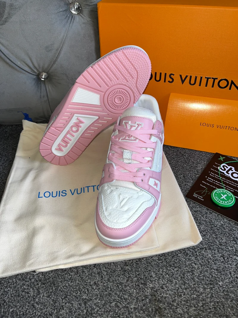 Pink & White Trainers