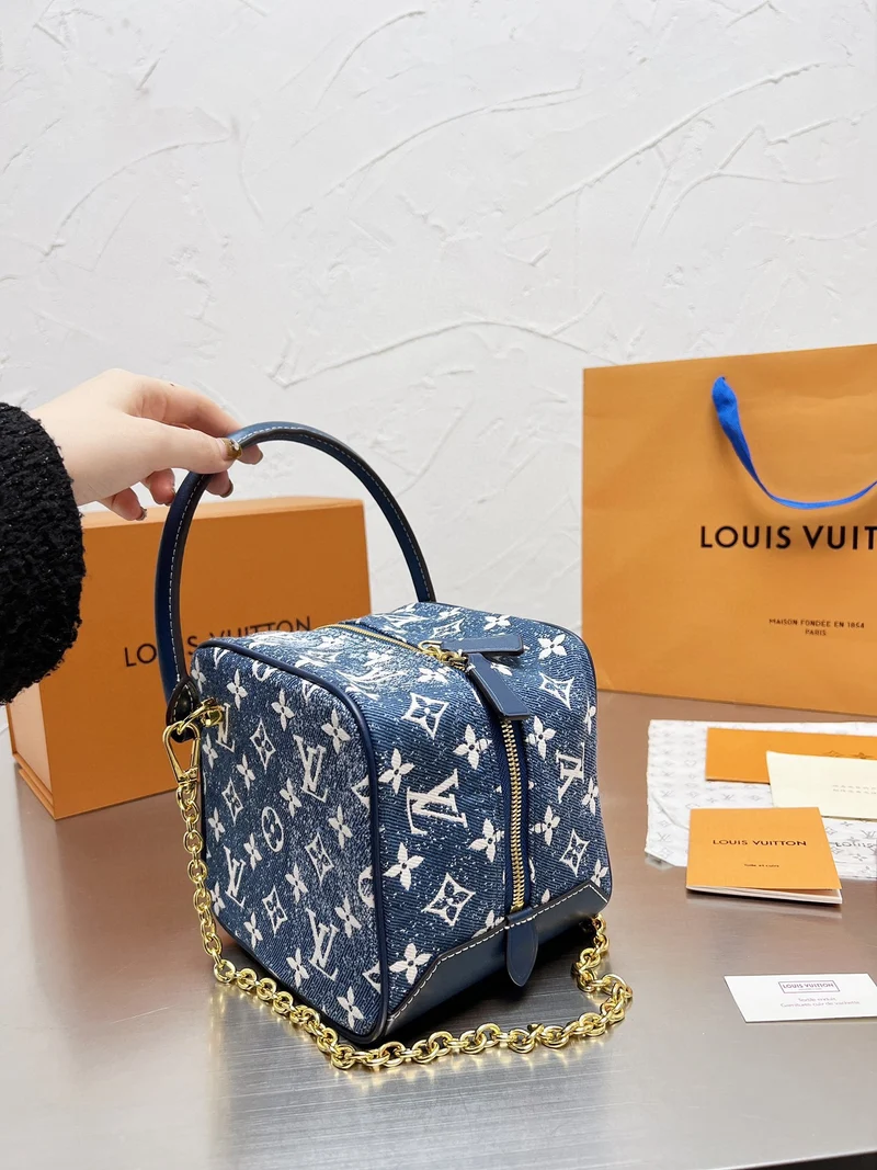 Denim Square Bag