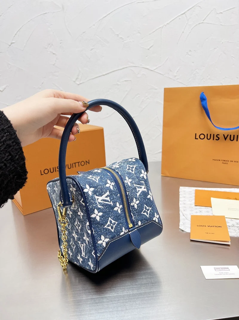 Denim Square Bag