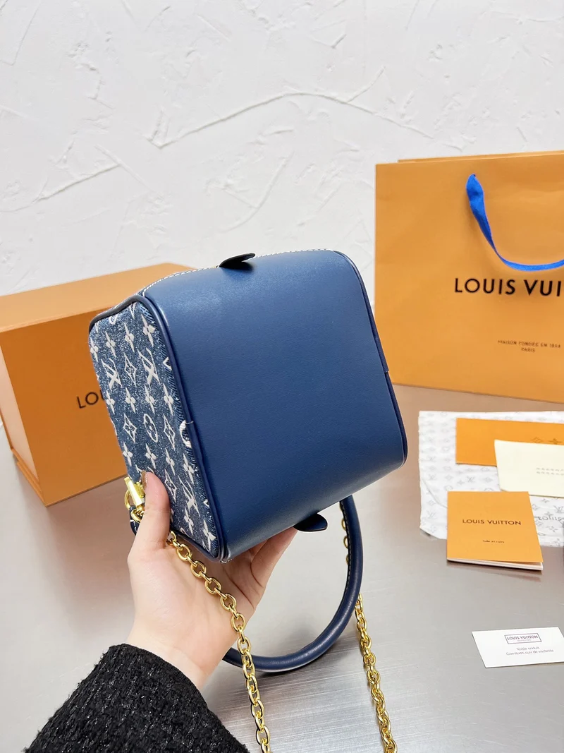 Denim Square Bag
