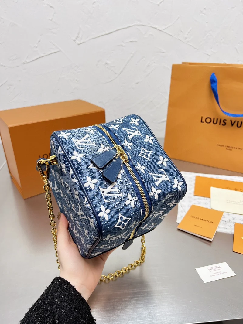 Denim Square Bag