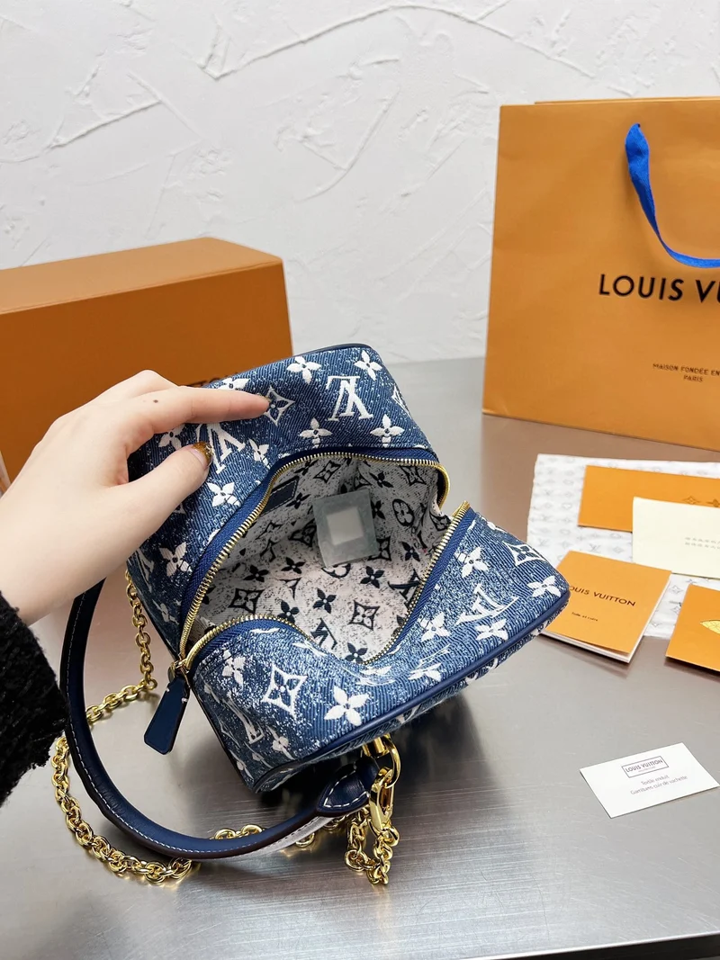 Denim Square Bag