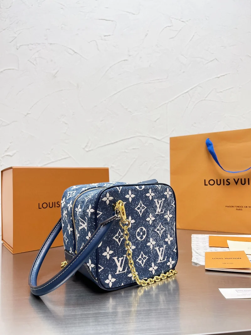 Denim Square Bag