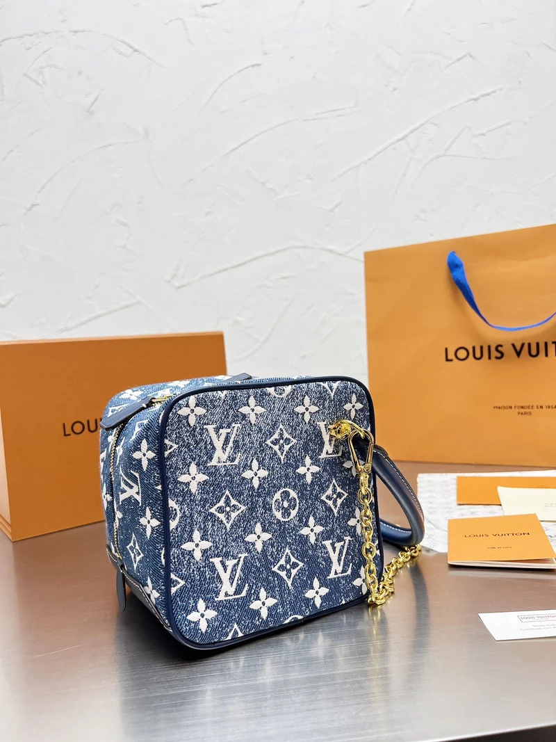 Denim Square Bag