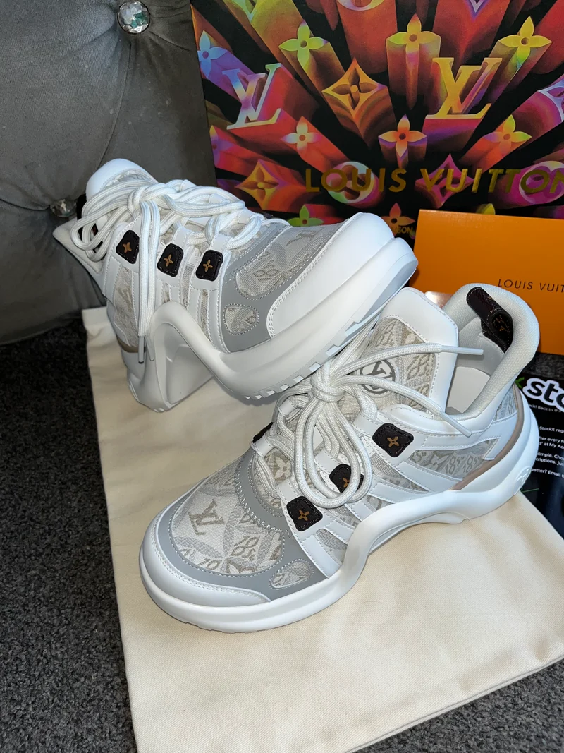 Patterned Arch Trainers