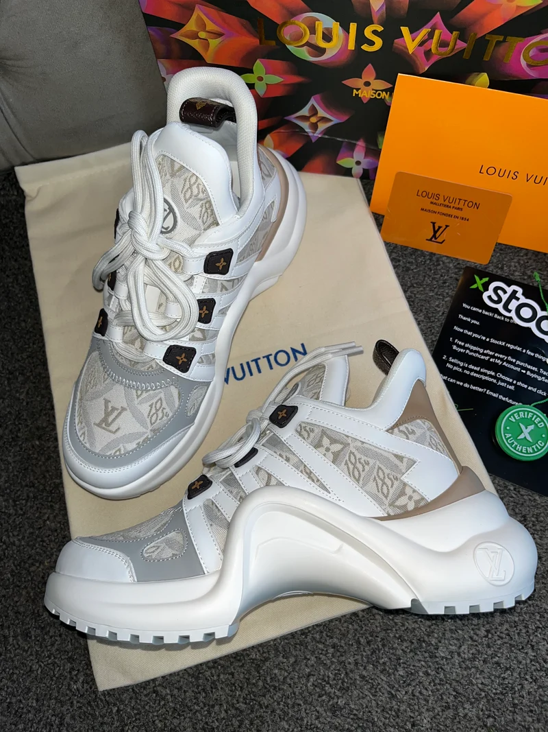 Patterned Arch Trainers