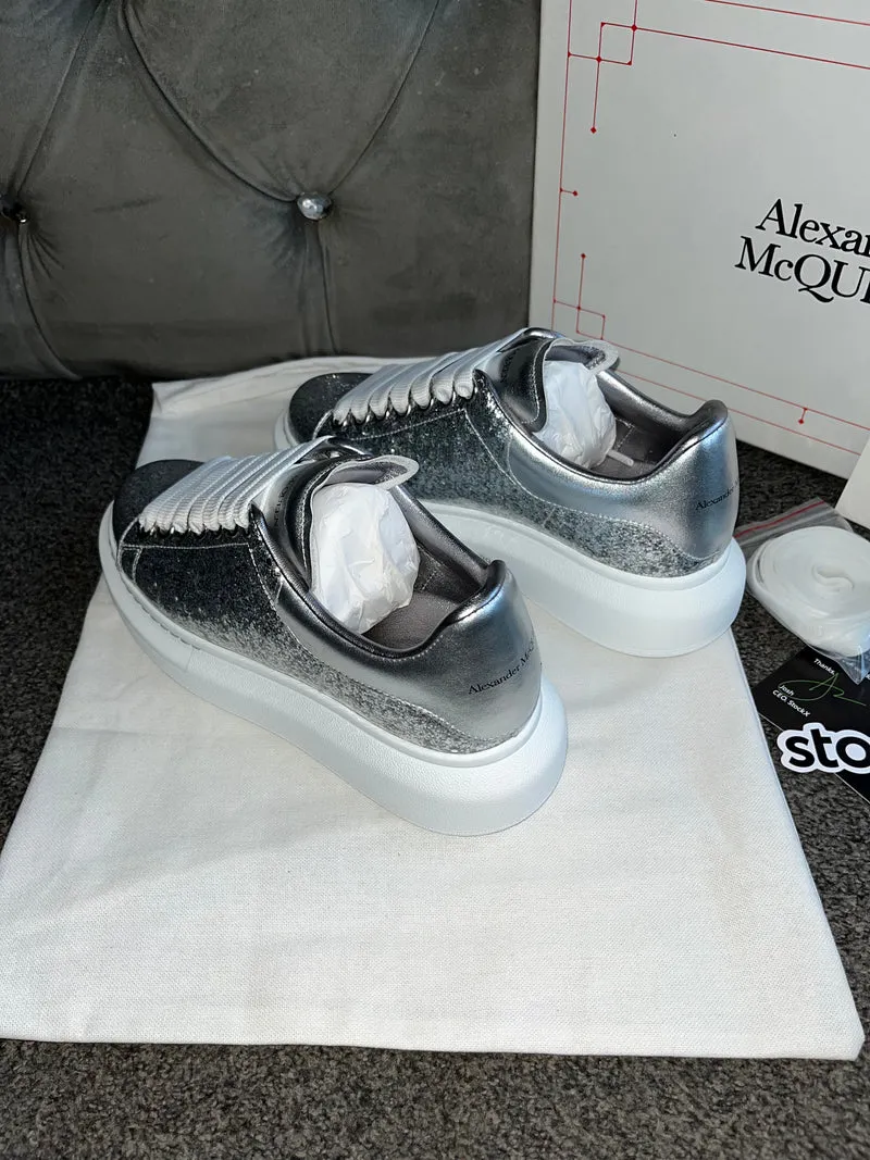Silver Glittery Queenies