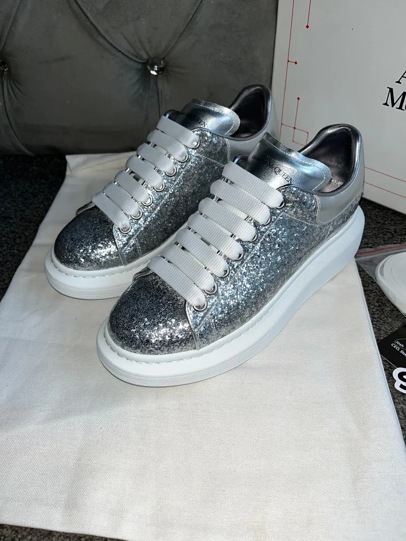 Silver Glittery Queenies