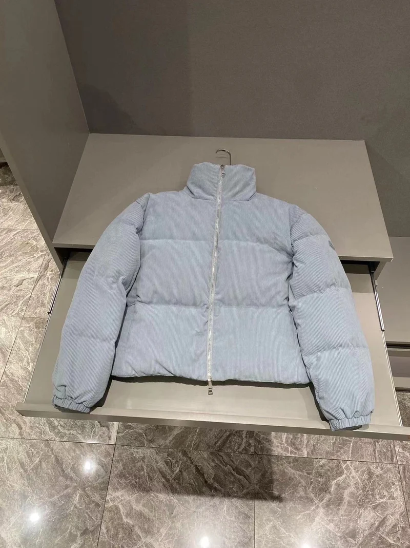 Blue M Lined Padded Coat