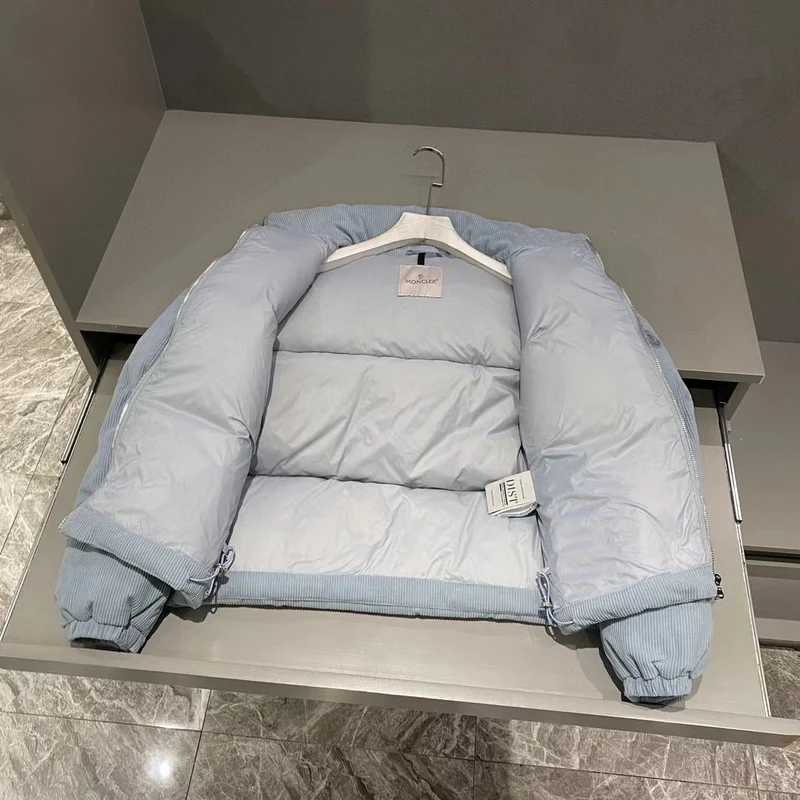 Blue M Lined Padded Coat