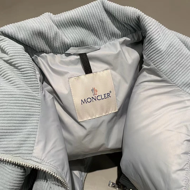 Blue M Lined Padded Coat