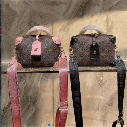 Square Leather Bag