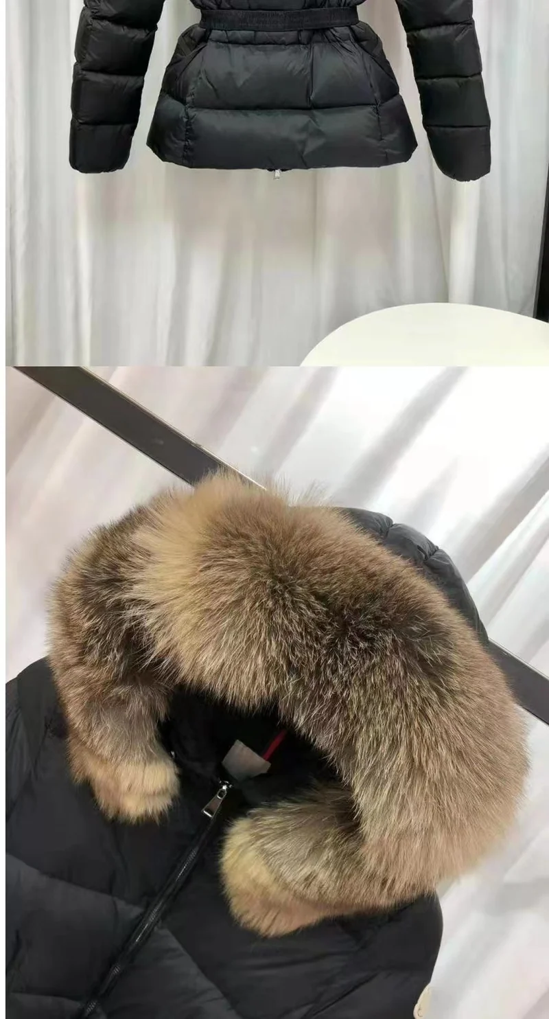 Fur Hooded Mon Coat