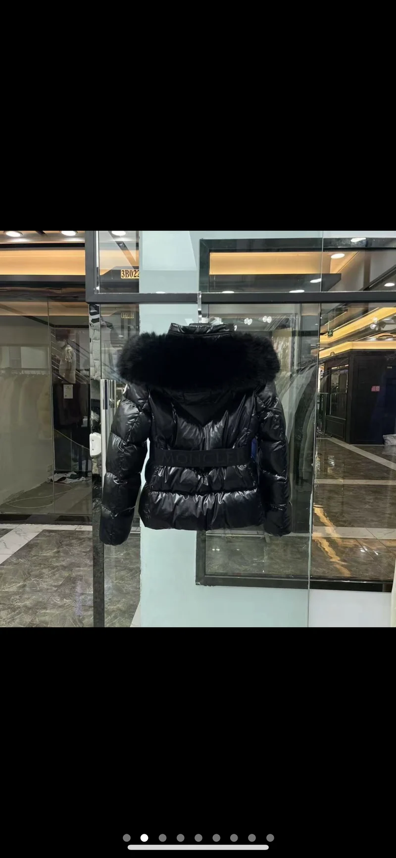 Fur Hooded Coat