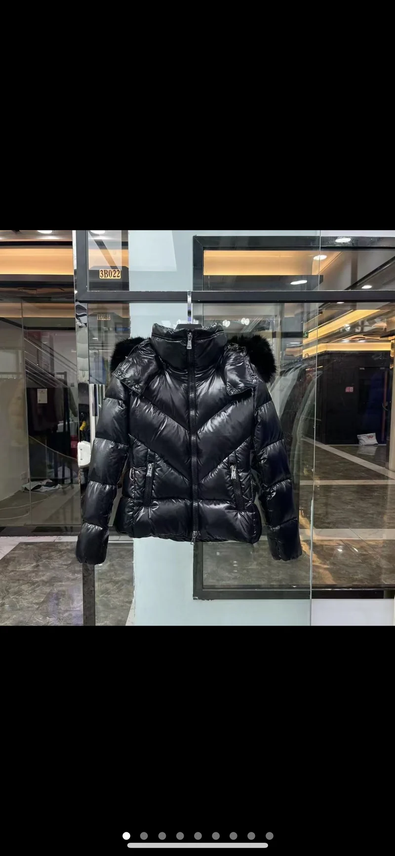 Fur Hooded Coat