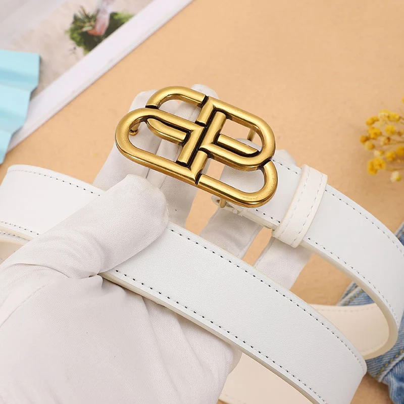 B Leather Belt