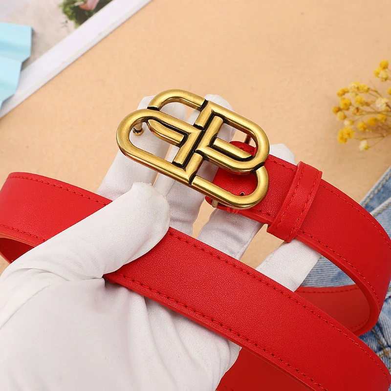 B Leather Belt