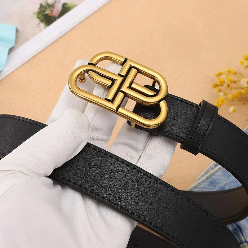 B Leather Belt