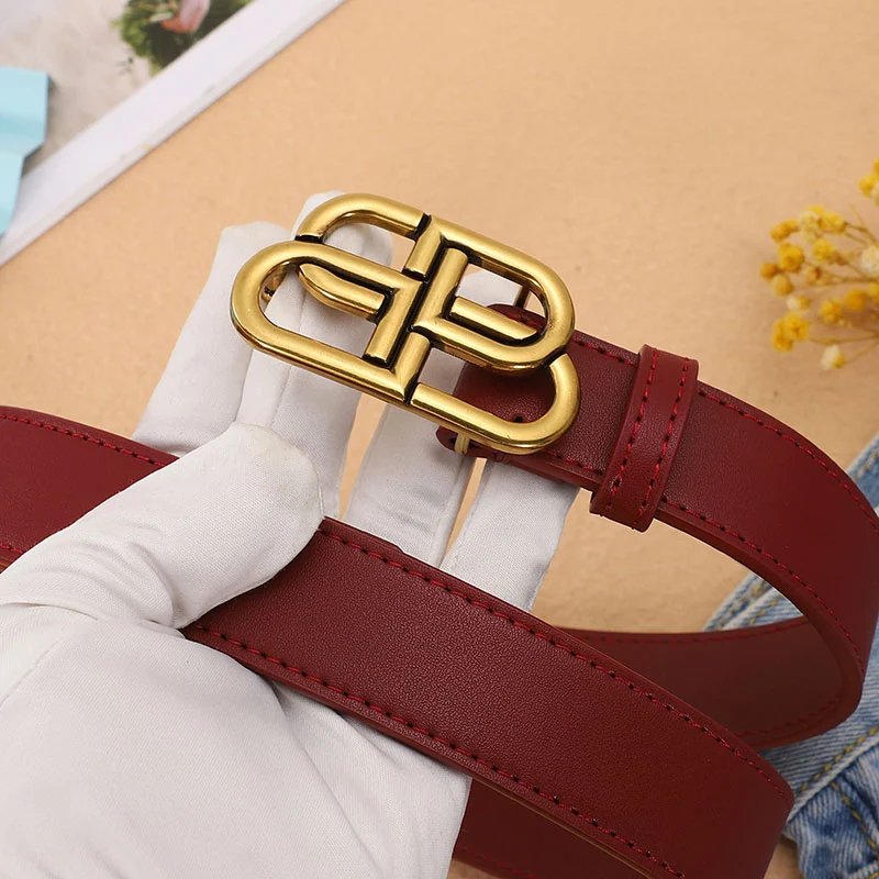 B Leather Belt