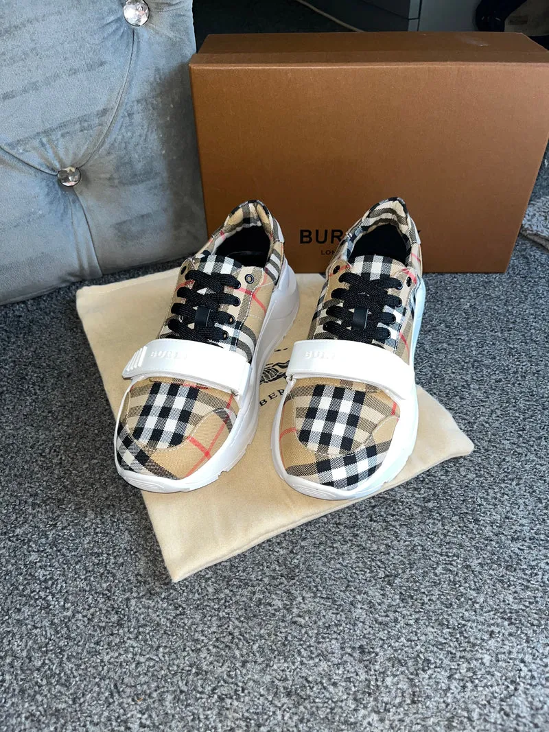 White Burb Trainers