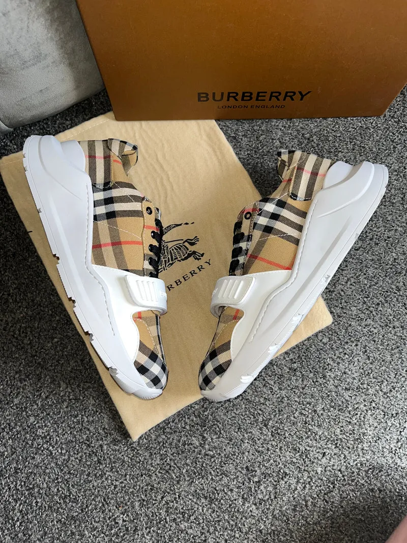 White Burb Trainers