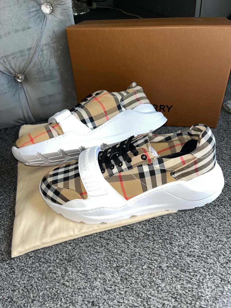 White Burb Trainers