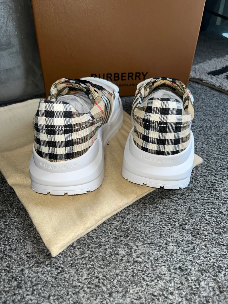 White Burb Trainers