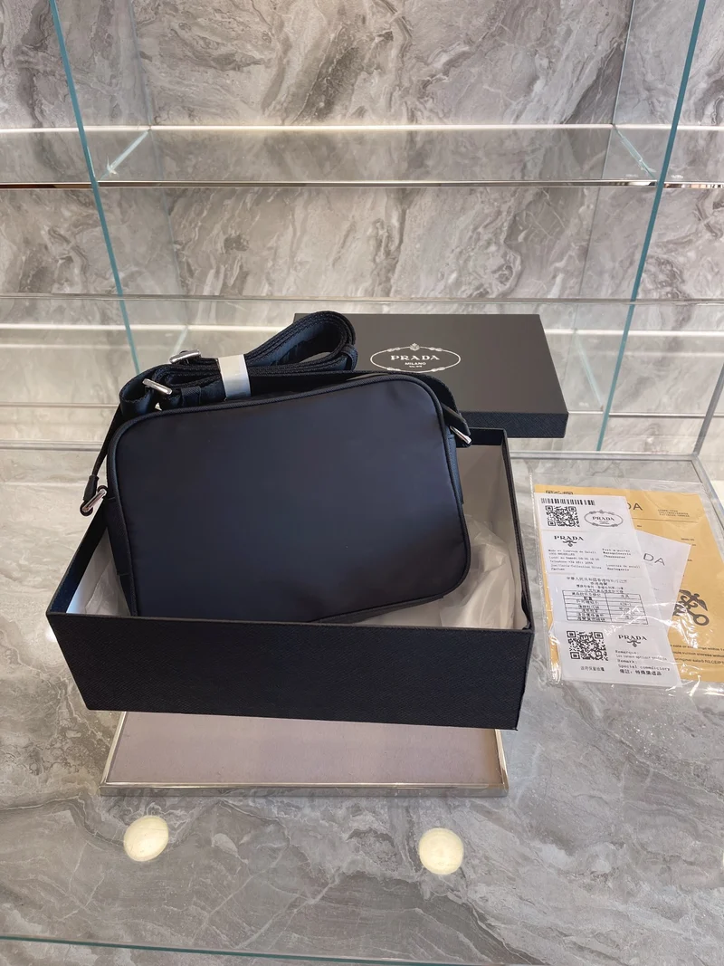 Black Prade Shoulder Bag