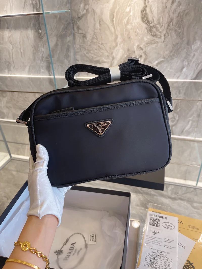 Black Prade Shoulder Bag