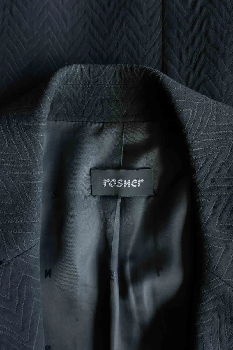 Vintage Rosner Overshirt mit Struktur, M–L
