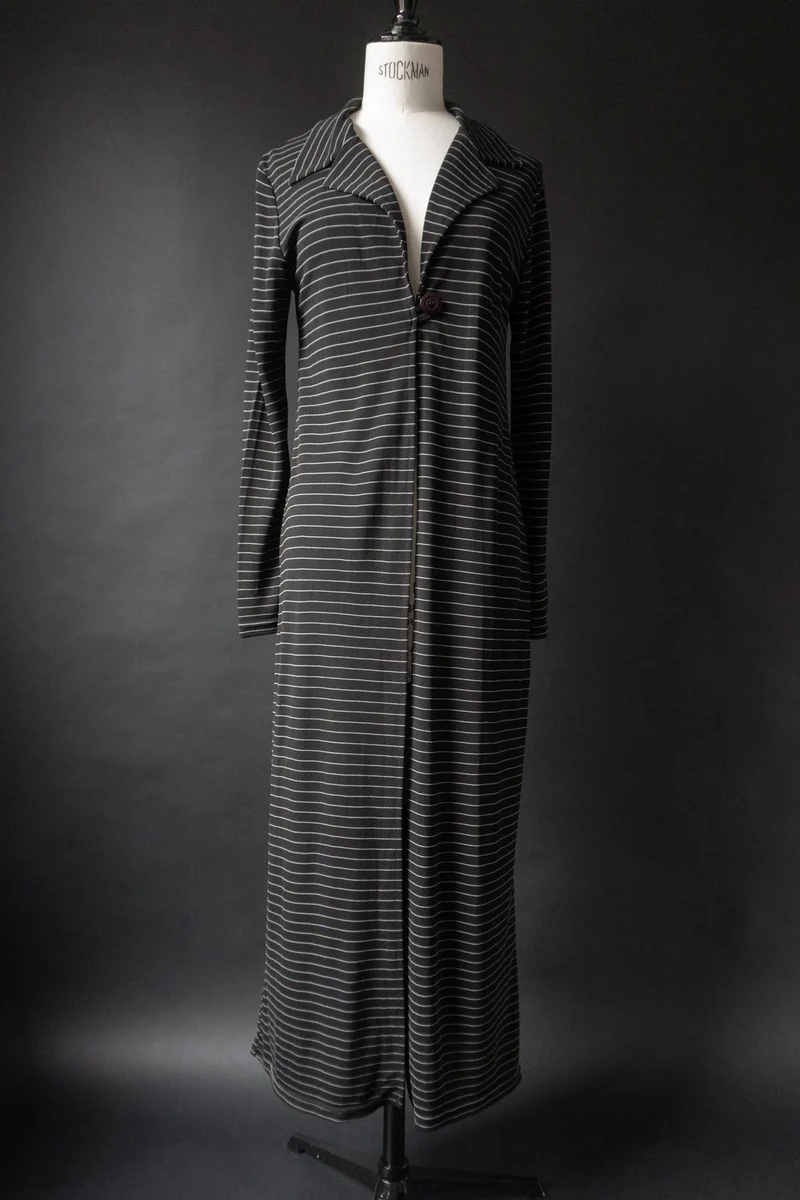 Vintage 90s Witchy Cardigan, Pinstripe, XS–S