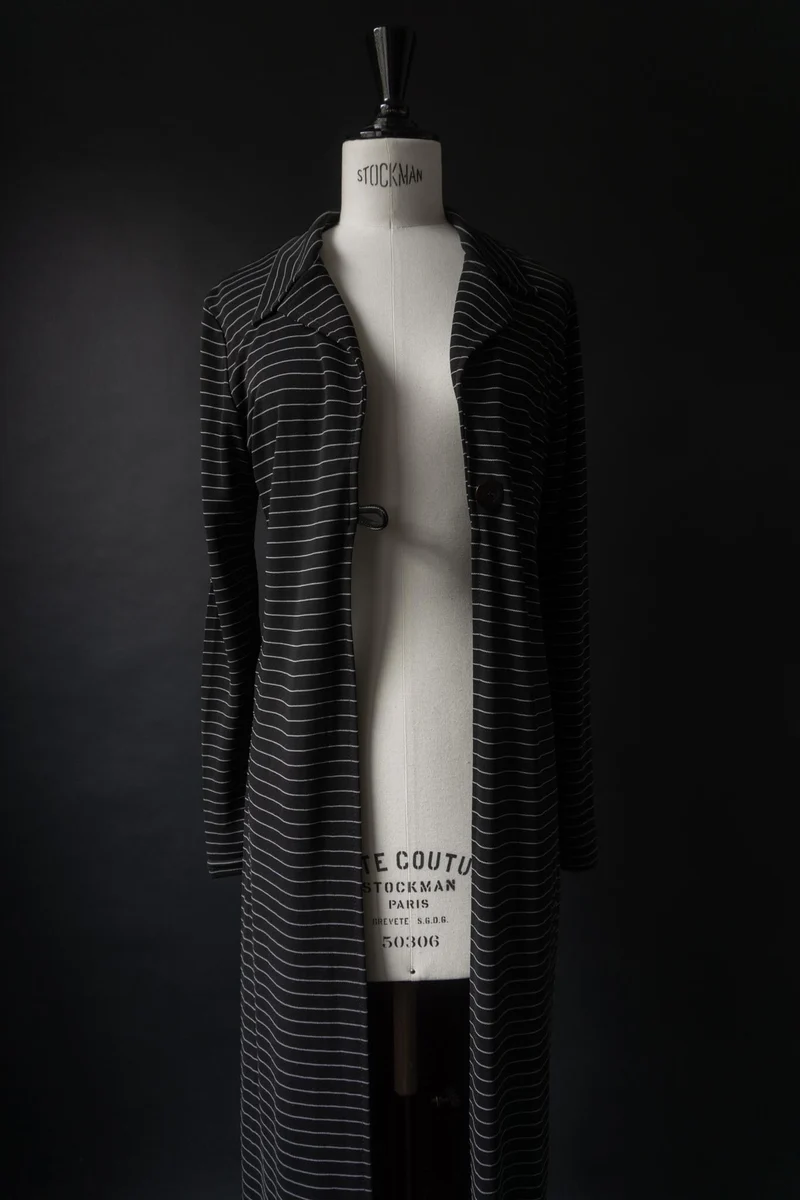 Vintage 90s Witchy Cardigan, Pinstripe, XS–S