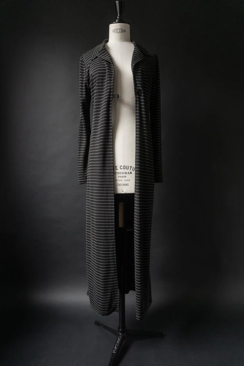 Vintage 90s Witchy Cardigan, Pinstripe, XS–S